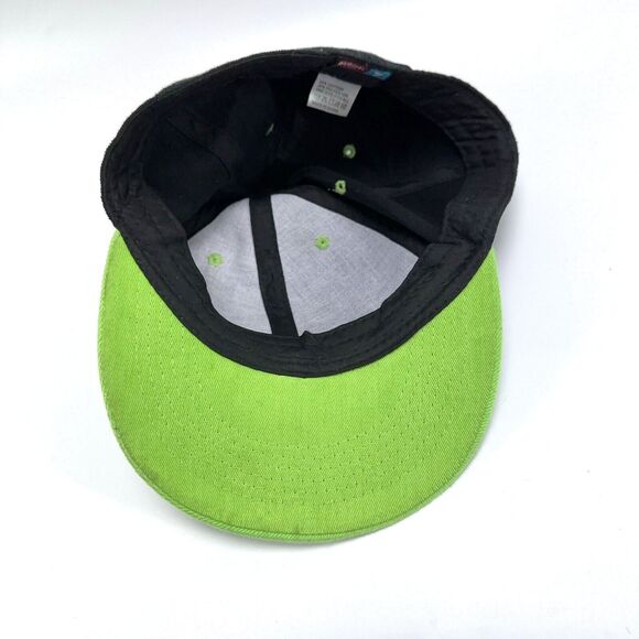 Under Armour Black Lime Green Fitted Hat Baseball Cap Size 7 / 57 cm - Picture 4 of 5